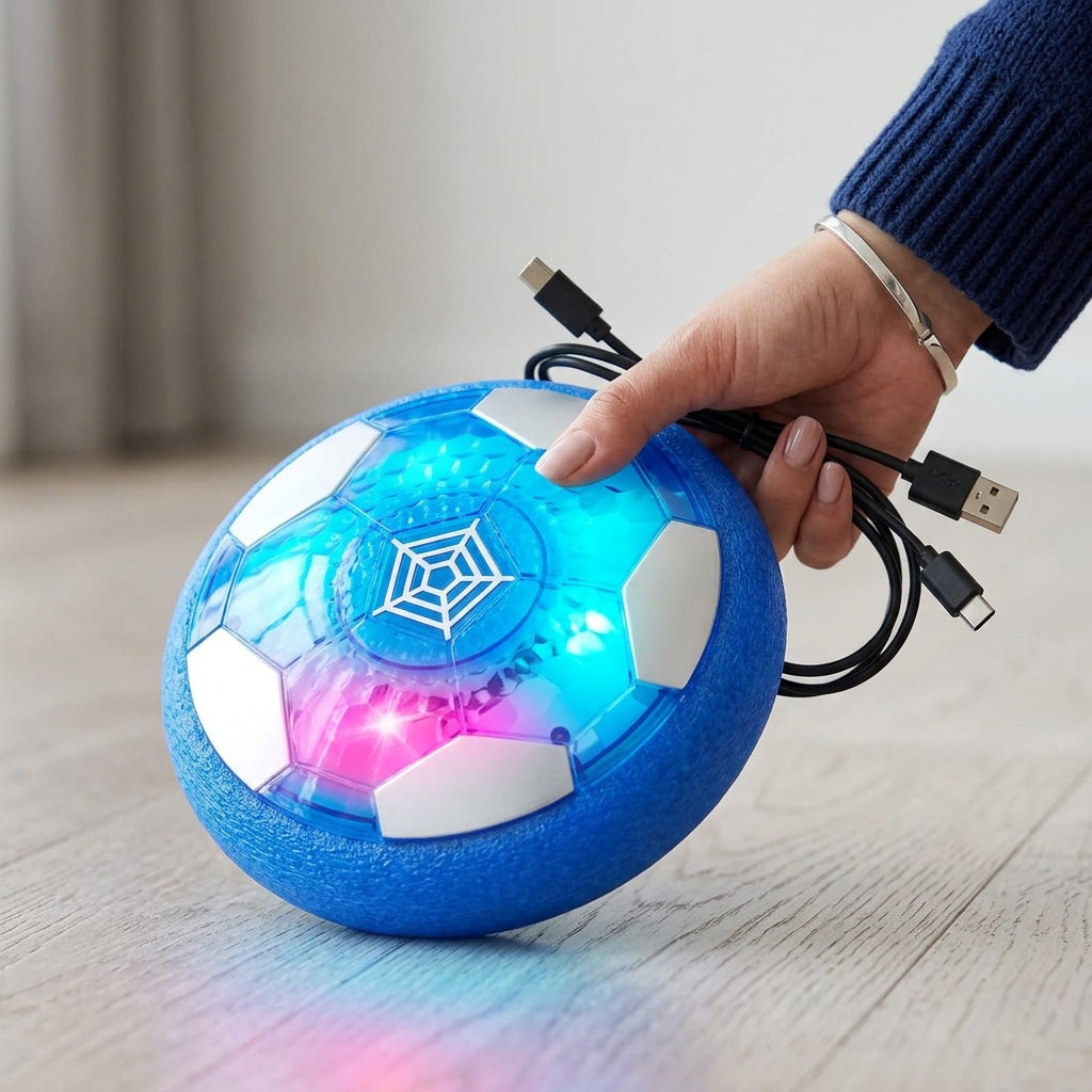 Hover Soccer Ball with LED Lights for Indoor Play