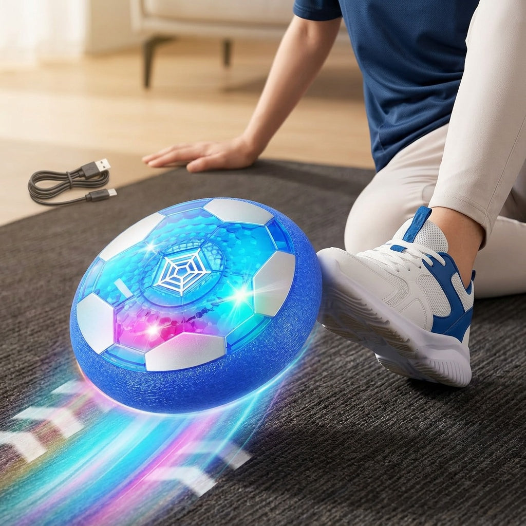 Hover Soccer Ball with LED Lights for Indoor Play