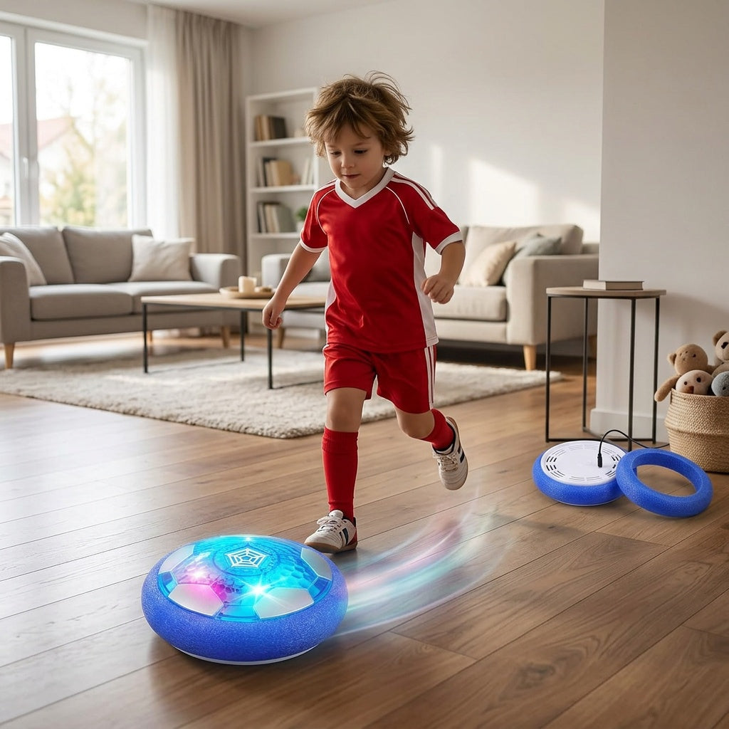 Hover Soccer Ball with LED Lights for Indoor Play