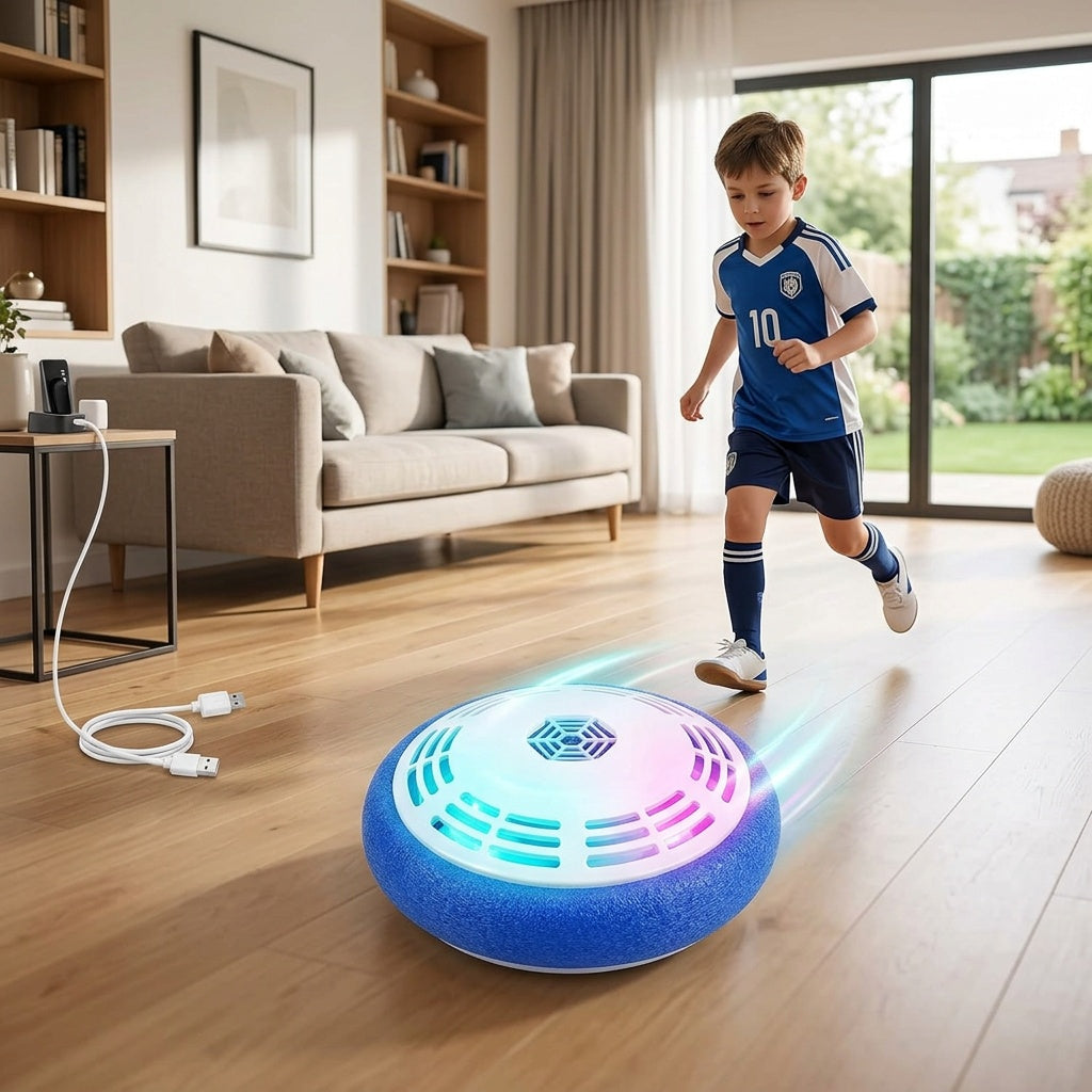 Hover Soccer Ball with LED Lights for Indoor Play